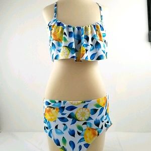 Ruffled 2 piece XL Swimsuit